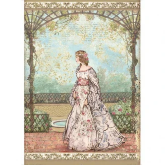 Stamperia Ριζόχαρτο Decoupage A4 (21x29,7cm) Sleeping Beauty Princess