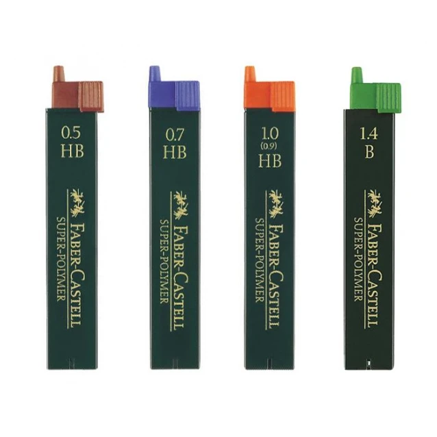 Faber Castell 12 Μύτες για Μηχανικό Μολύβι 0.5mm B
