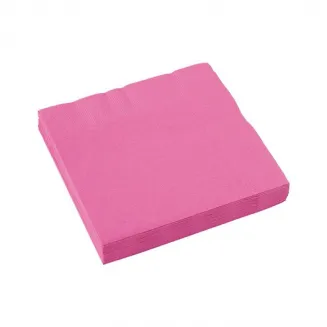 Amscan 20 Χαρτοπετσέτες Γλυκού 25x25cm Bright Pink