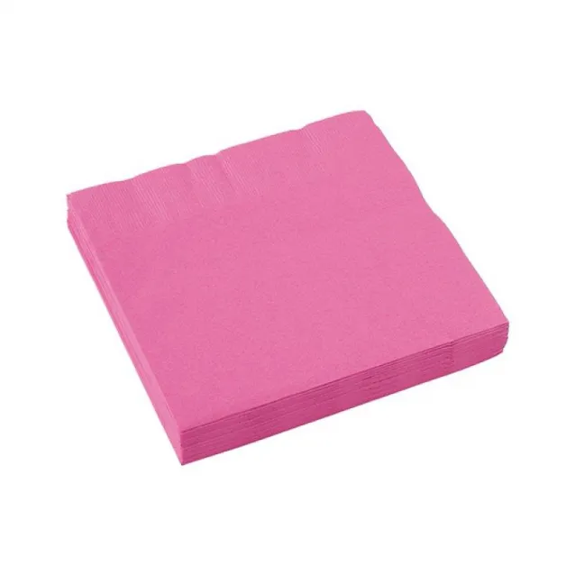 Amscan 20 Χαρτοπετσέτες Γλυκού 25x25cm Bright Pink