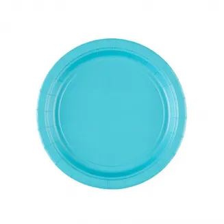 Amscan 8 Πιάτα Γλυκού 18cm Caribbean Blue