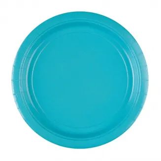 Amscan 8 Πιάτα Φαγητού 23cm Caribbean Blue