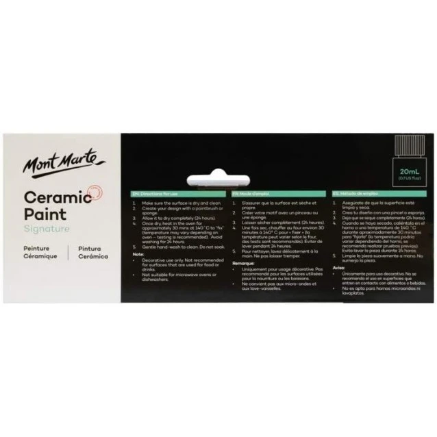 Mont Marte 6 Σμάλτα Νερού 20ml