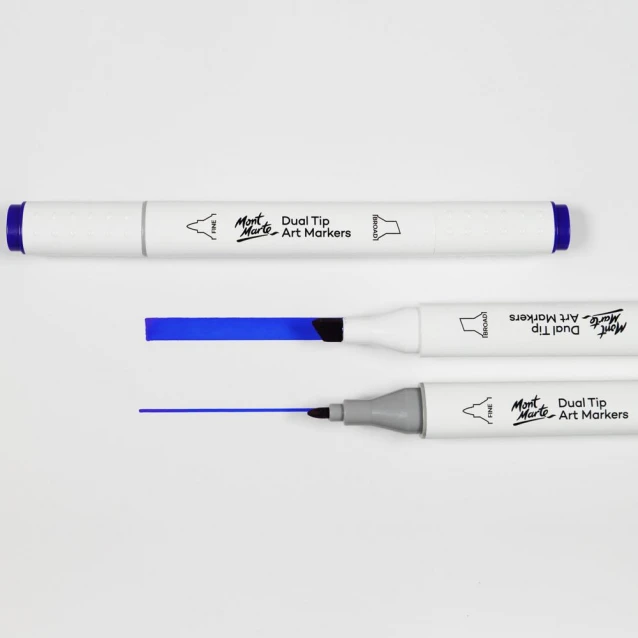 Mont Marte Art Marker Διπλής Μύτης B1 Cobalt Blue (71 Cobalt Blue)