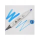 Mont Marte Art Marker Διπλής Μύτης B4 Sky Blue (76 Sky Blue)