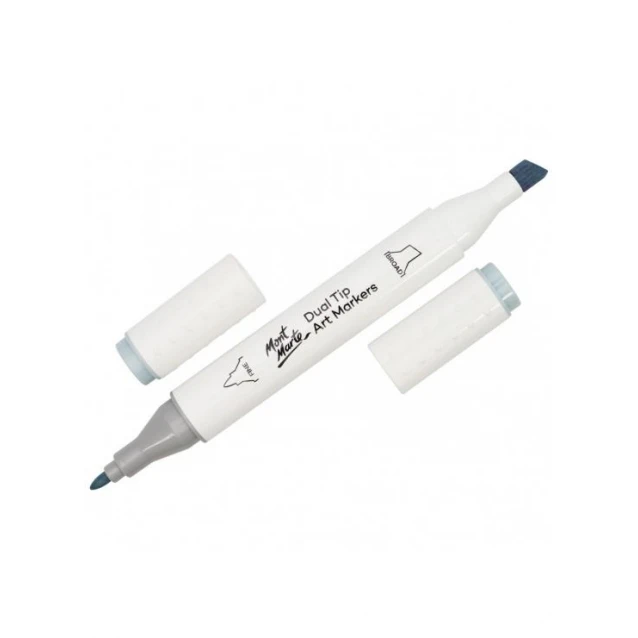 Mont Marte Art Marker Διπλής Μύτης GY6 Arctic Grey (BG1 Blue Grey)