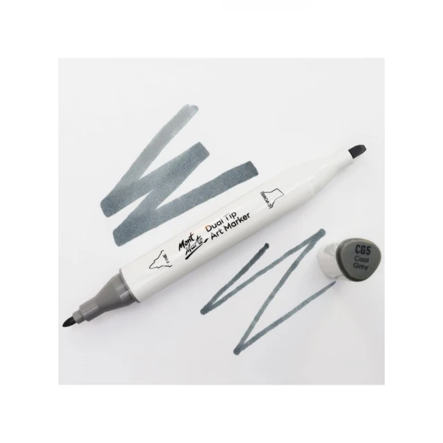 Mont Marte Art Marker Διπλής Μύτης GY5 Mid Grey (CG5 Gool Grey)