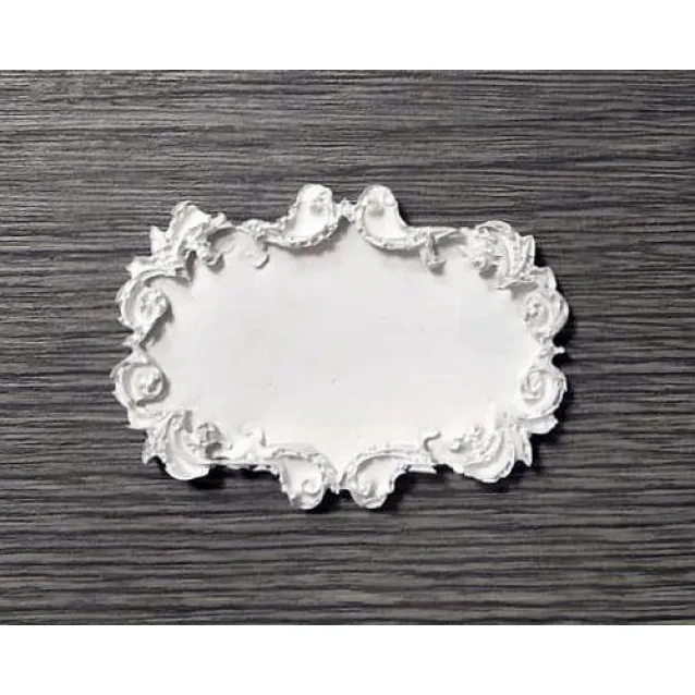 Ελαστικό Διακοσμητικό Ταμπελάκι Vintage 7x4,5cm No.372