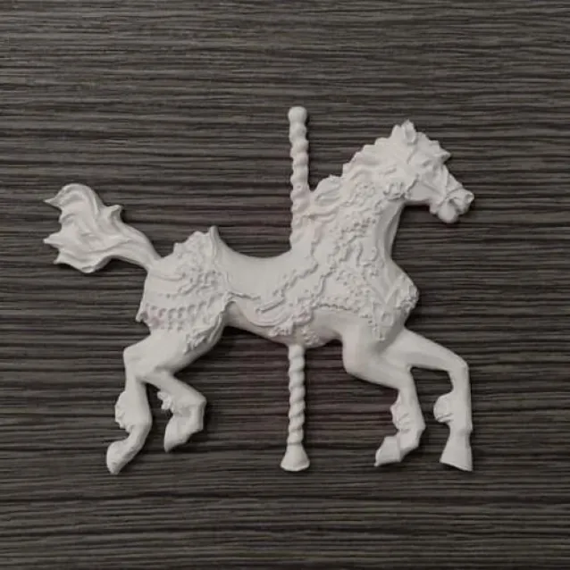 Ελαστικό Διακοσμητικό Αλογάκι Καρουζέλ 6,5x8cm No.616