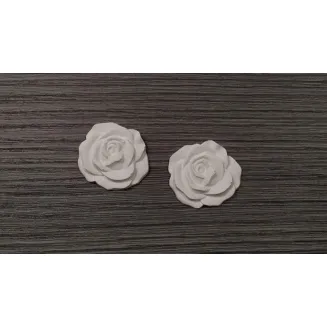 Ελαστικό Διακοσμητικό 2 Τριαντάφυλλα 3x3cm No.153