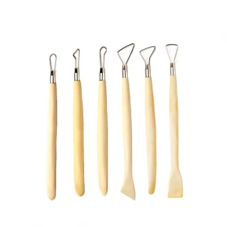SinoArt 6 Εργαλεία Γλυπτικής/Κεραμικής 20cm