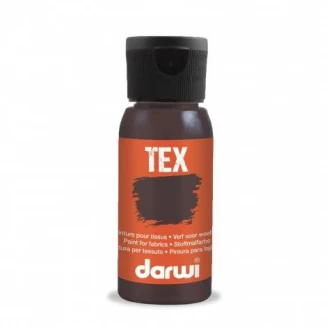 Darwi 50ml Χρώμα Υφάσματος Dark Brown