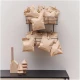 Rico Design Ημερολόγιο Advent Calendar με Αριθμημένα Χρυσά Μανταλάκια 1-24