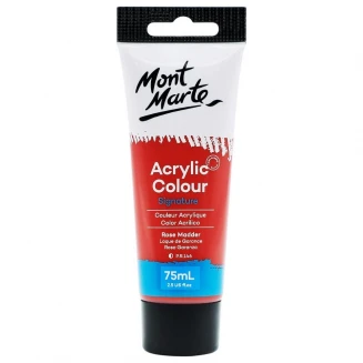 Mont Marte 75ml Studio Acrylic 35 Rose Madder