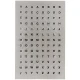 Rico Design 4 φύλλα Διάφανα Αυτοκόλλητα 9,5x19cm Λατινικά Γράμματα