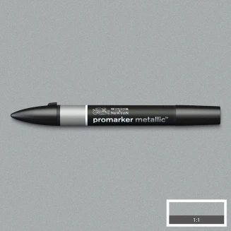 Winsor & Newton Μαρκαδόρος Promarker Metallic Silver