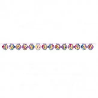 Amscan Γιρλάντα 180cm με γράμματα Shimmer & Shine