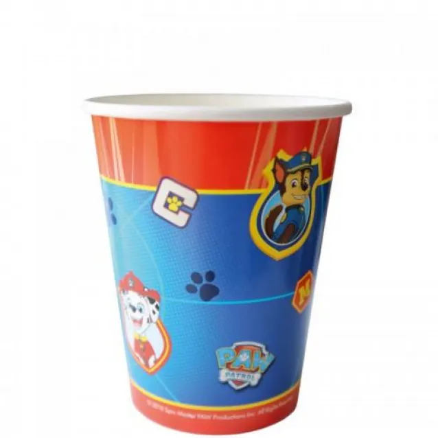 Amscan 8 Ποτήρια 250ml Paw Patrol