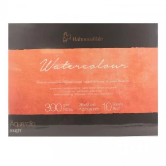 Hahnemuhle Μπλοκ Ακουαρέλας Collection Rough Grain (Τραχύ) 300gr 36x48cm 10 φύλλων