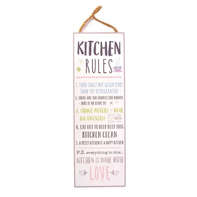 Love Life Πλακέτα Τοίχου 30cm Kitchen Rules