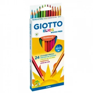 Giotto 24 Τριγωνικές Ξυλομπογιές Elios