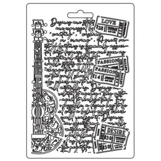 Stamperia Φόρμα Πηλού A5 Desire Guitar