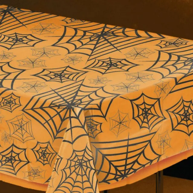 Amscan Πλαστικό Τραπεζομάντηλο 274Χ139cm Spider Web