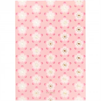 Rico Design Σημειωματάριο A5 (14,8Χ21cm) 50 Φύλλων Ροζ Λουλούδι FSC