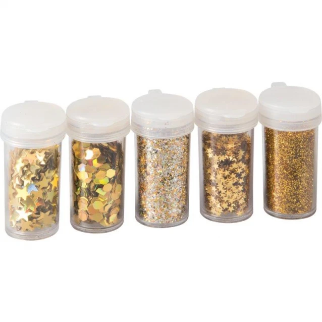 Knorr Prandell Ποικιλία Γκλίτερ 5 σχέδια x 4gr Χρυσό