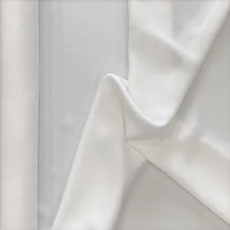 1 τρέχον μέτρο 100% Μετάξι Λευκο φάρδους 90cm/24g/m Pongee 06 (mini roll)