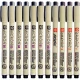 Sakura Pigma Mikron Μαρκαδοράκι Σχεδίου Μαύρο 03 (0.35mm)