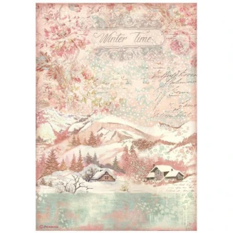 Stamperia Ριζόχαρτο Decoupage A4 (21x29,7cm) Sweet Winter Time