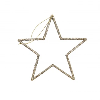 Rico Design Κρεμαστό Αστέρι 17,5x17,5cm Χρυσό