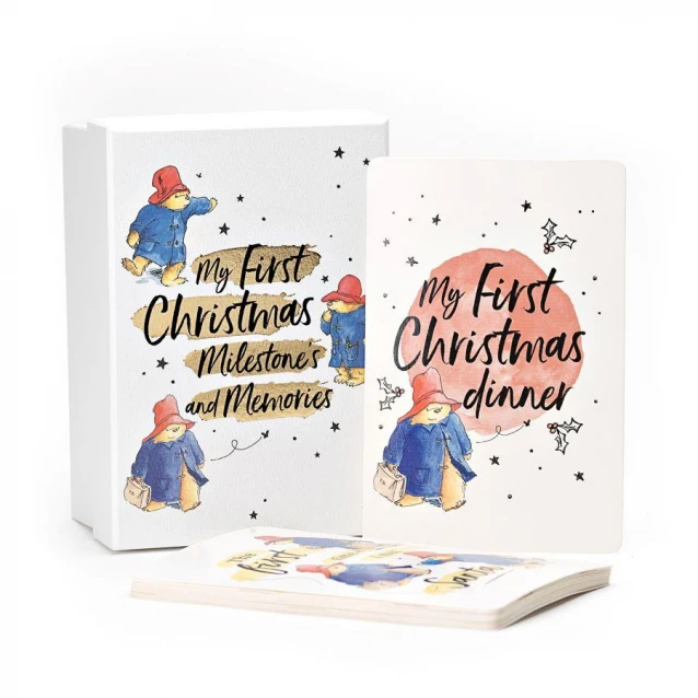 Paddington First Christmas Κουτί Αναμνηστικών & Κάρτες Milestone