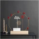 Rico Design Διακοσμητικό Picker Φαγητού 27cm Αστέρι Κόκκινο Γκλίτερ