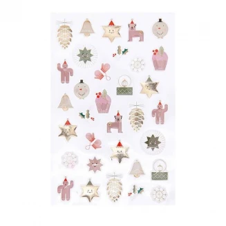 Rico Design Gel Αυτοκόλλητα I Love Christmas Διάφορα