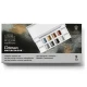 Winsor & Newton Cotman Κασετίνα με 8 Πλακάκια Ακουαρέλας & Πινέλο Metallic