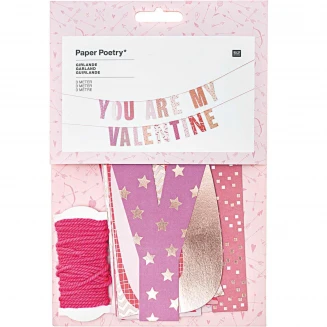 Rico Design 3m Γιρλάντα You re my Valentine FSC