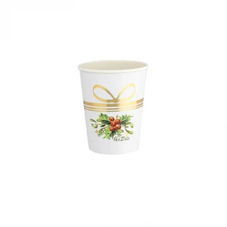 Givi 8 Ποτήρια 250ml Christmas Gold