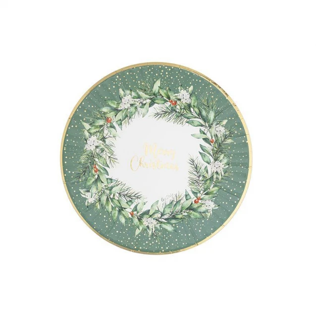 Givi 8 Πιάτα Φαγητού 27cm Christmas Garland