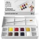 Winsor & Newton Cotman Κασετίνα με 8 Πλακάκια Ακουαρέλας & Πινέλο Portrait