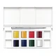 Winsor & Newton Cotman Κασετίνα με 8 Πλακάκια Ακουαρέλας & Πινέλο Floral