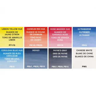 Winsor & Newton Cotman Κασετίνα με 8 Πλακάκια Ακουαρέλας & Πινέλο Skyscape