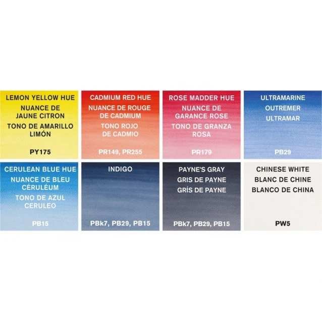 Winsor & Newton Cotman Κασετίνα με 8 Πλακάκια Ακουαρέλας & Πινέλο Skyscape