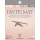 Clairefontaine Μπλοκ Pastelmat Nο.2 Κολλητό 12 Χρωματιστά Φύλλα 18x24cm 360gr