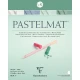 Clairefontaine Μπλοκ Pastelmat Nο.5 Κολλητό 12 Χρωματιστά Φύλλα 24x30cm 360gr