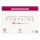Clairefontaine Μπλοκ Ακουαρέλας Κολλητό Fontaine 100% βαμβ. 25Φ, C. Pressed 36x48cm300gr