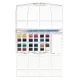 Winsor & Newton Cotman Κασετίνα Travel με 24 Πλακάκια Ακουαρέλας & Πινέλο