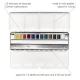Winsor & Newton Cotman Μεταλλική Κασετίνα με 12 Πλακάκια Ακουαρέλας