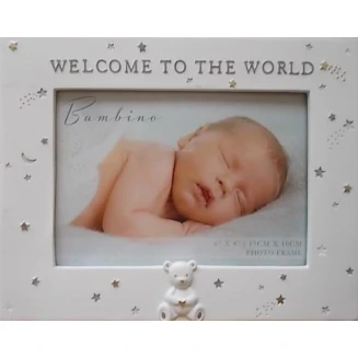 Bambibo Κορνίζα 15x10cm Welcome to the World